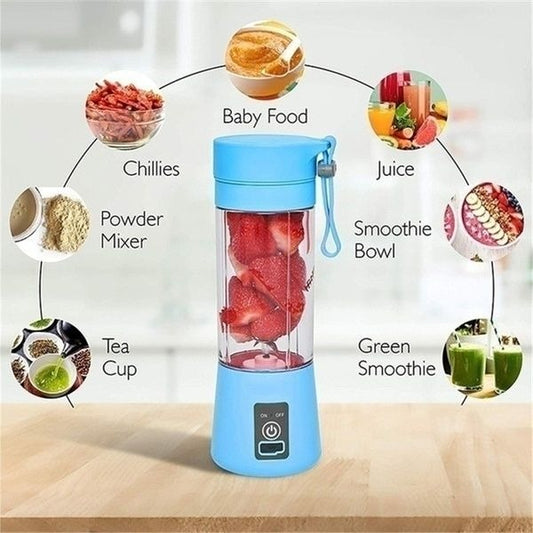 Mini Portable Blender – USB Rechargeable Smoothie & Juice Maker | 380ml
